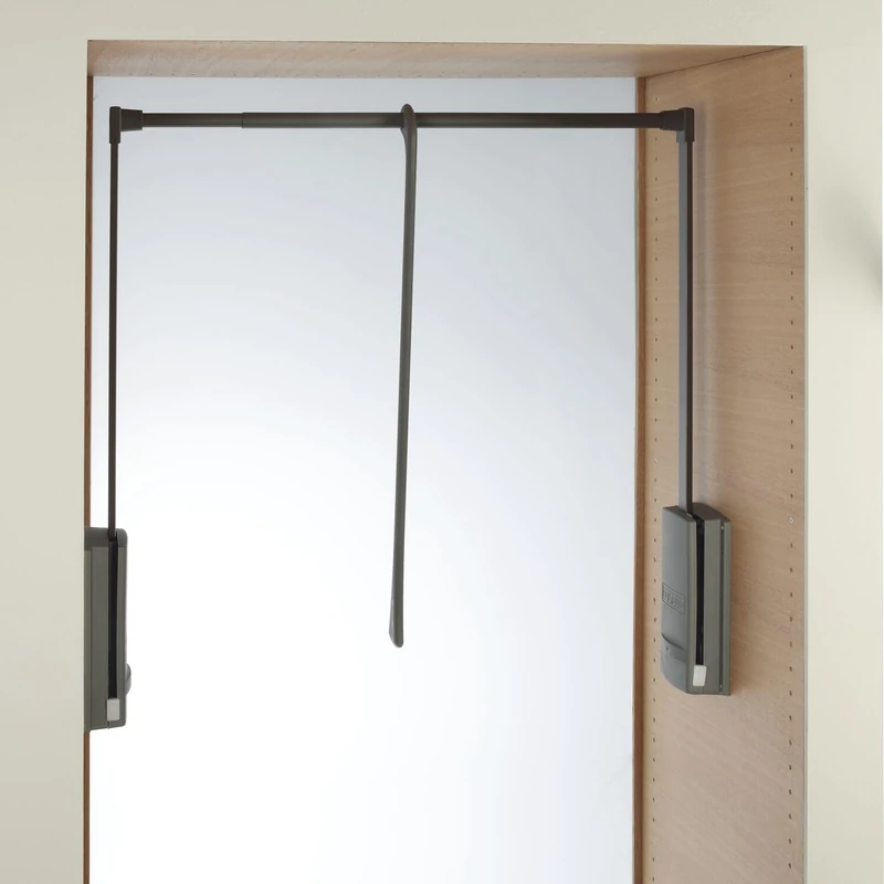 Servetto SE08MEP00 Kleiderlift anthr. Clothes Lift Jun. 600-1000 Anthracite, 600x1000 mm - Image 1