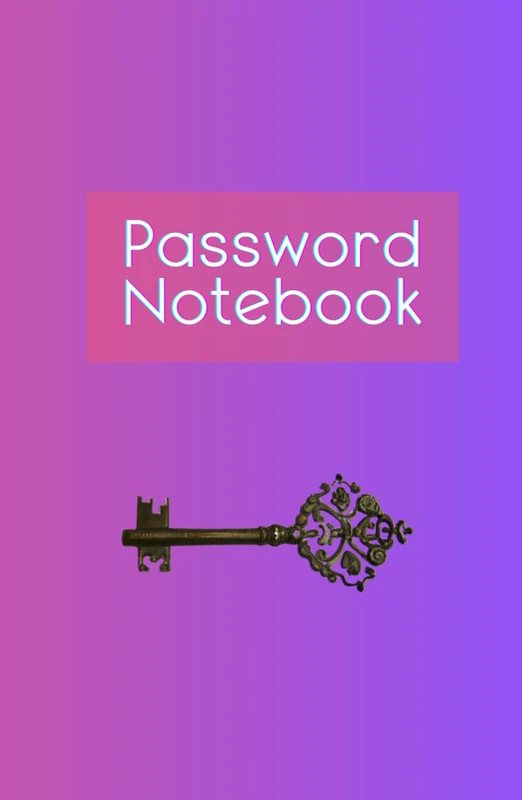 Notebook with Passwords in Alphabetical Order: Elegant, Smart, Economical and Practical Logbook with Tables Offering Secure Password Organization for ... Website Logins (Violet Journal, 110 Pages)