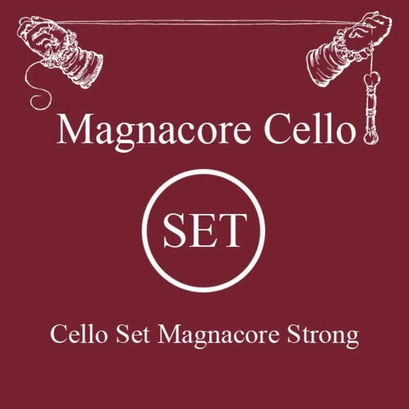 LARSEN STRINGS Cello Strings Magnacore Set Strong