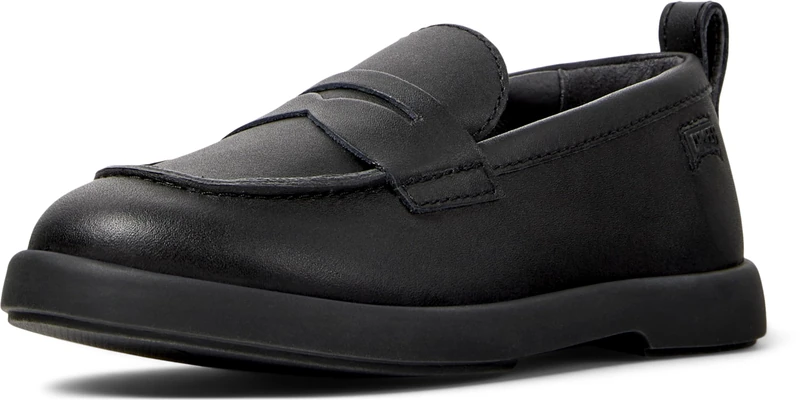 Camper Boy's Girl's Duet K800609 Moccasin, Black 001, 7.5 UK Child
