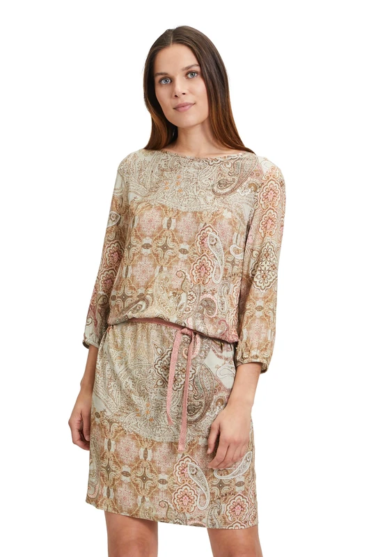 Cartoon Women's 1706/7090 Dress, Beige/Pink, 12 - Image 1