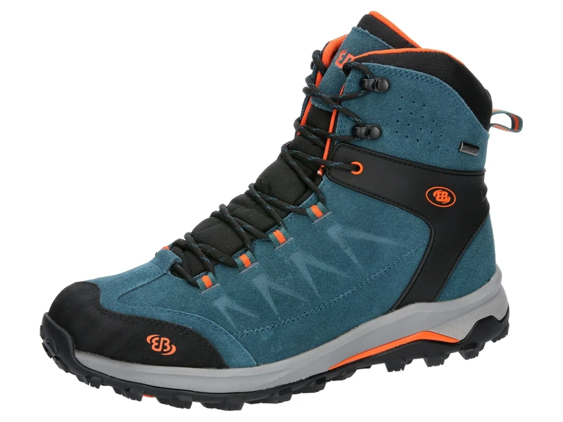 Brütting Men's Mount Chester High Trekking Boots, Petrol Orange, 7 UK - Image 1