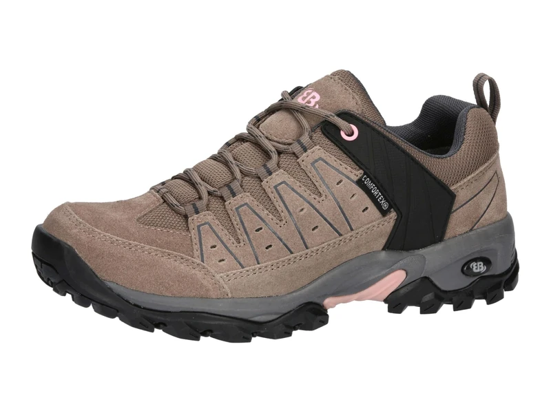 Brütting Women's Mount Pinos Low Trekking Shoes, Beige/Pink, 44 EU, Beige Pink, 10 UK - Image 1