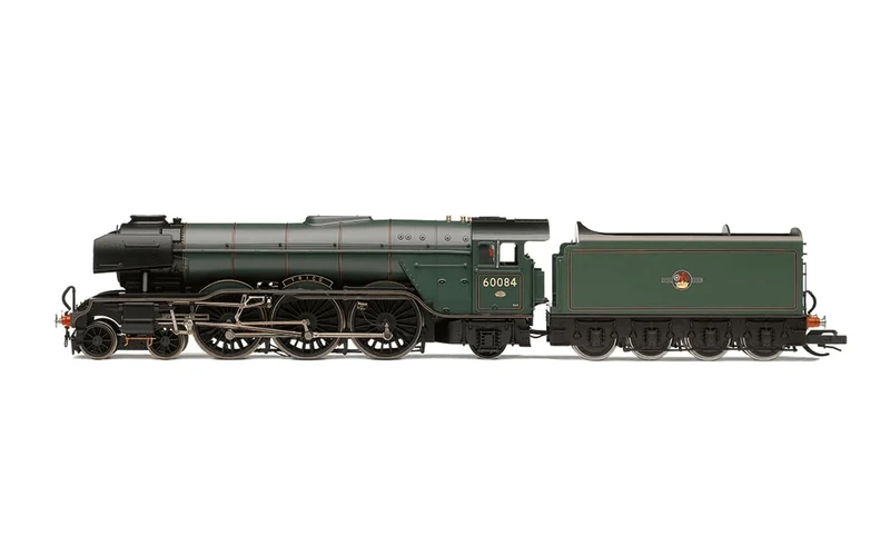 Hornby TT:120 Steam Train - TT3006M BR Class A3 4-6-2 60084 'Trigo' - Era 5 TT Gauge Locomotives for Train Set, Engine Models for Adults - 1:120 Scale Model Gift, Green