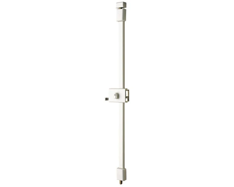 Vachette HT BD/SC 8800 Series MULTIBLINDE Horizontal Multi Wall Straight Pull, A2P Certified, High Security, 3 Locking Points, 4 Patented VIP+ Keys Included, White, Droite