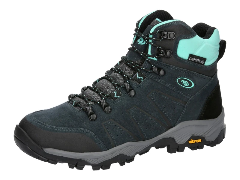 Brütting Women's Mount Princeton Trekking Boots, Petrol/Turquoise, 40 EU, Petrol Turquoise, 8 UK