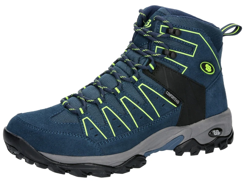 Brütting Unisex Mount Pinos High Trekking Boots, Marine Lemon, 11.5 UK