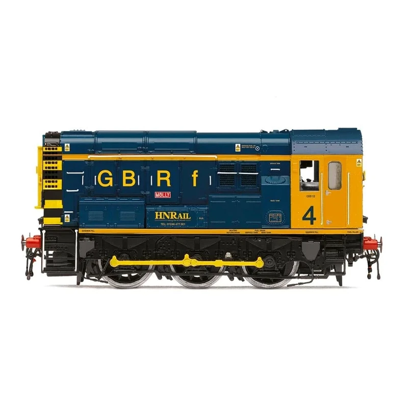 Hornby Diesel Train - R30141 GB Railfreight, Class 08, 0-6-0, 08818 'Molly' - Era 11 00 Gauge Locomotives for Train Set, Engine Models for Adults - 1:76 Scale Model Gift