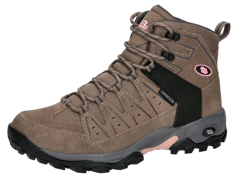 Brütting Women's Mount Pinos High Trekking Boots, Beige Pink, 7 UK