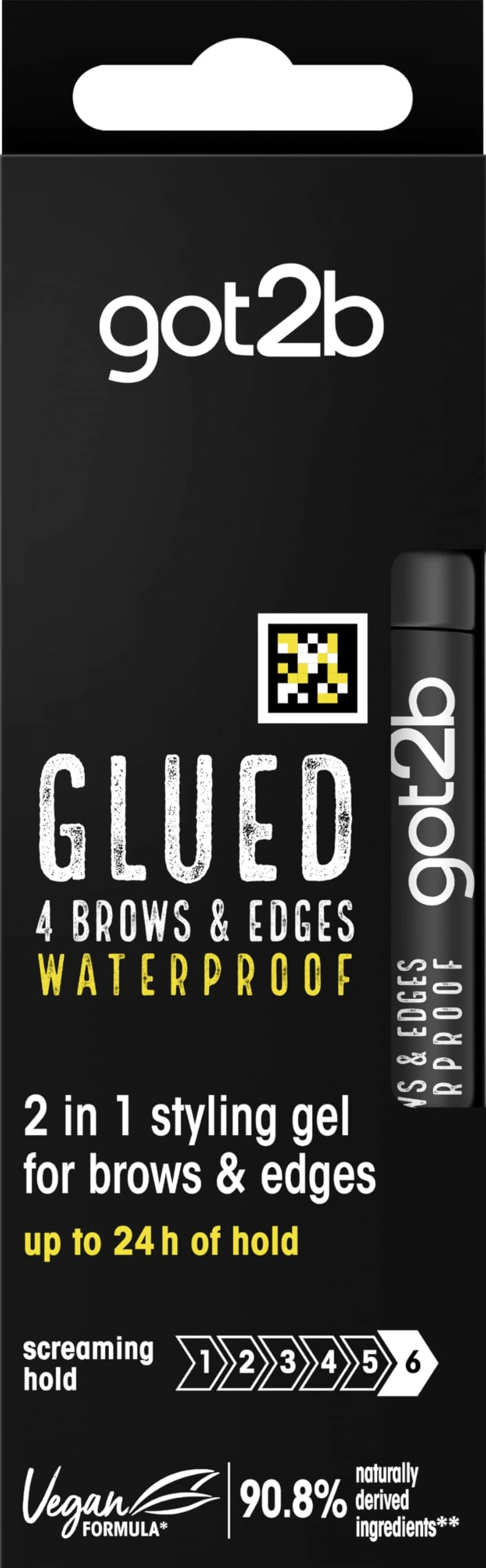got2b glued for Brows & Edges eyebrow gel, vegan waterproof eyebrow gel, fast drying with no residue or stickiness 16ml