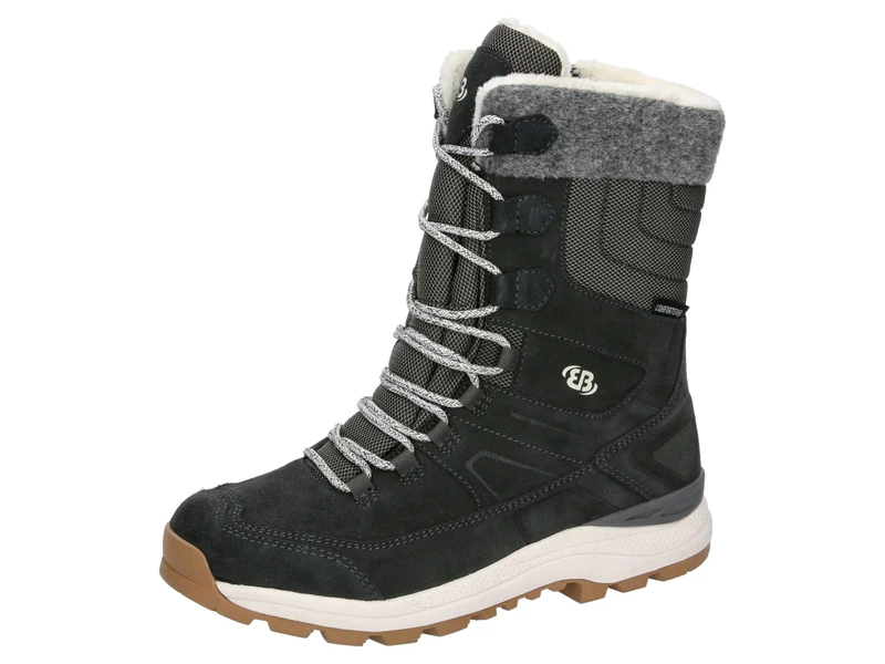 Brütting Women's neyla Winter Boots, Gray, 3.5 UK - Image 1