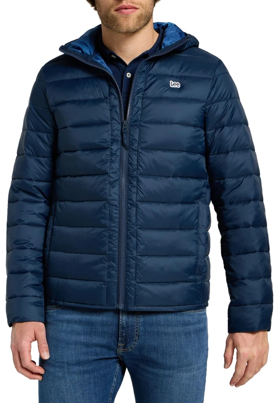 Lee Men's Light Buffer Jacket, Rivet Navy, S