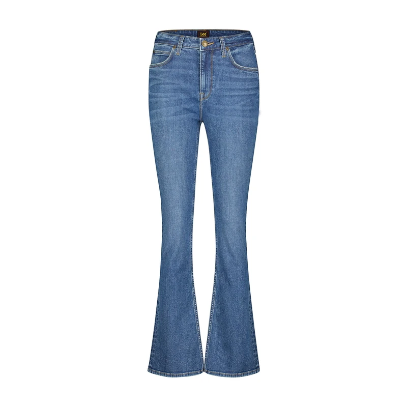 Lee Women's Breese Boot Jeans, Valiant Blue, 33W x 33L