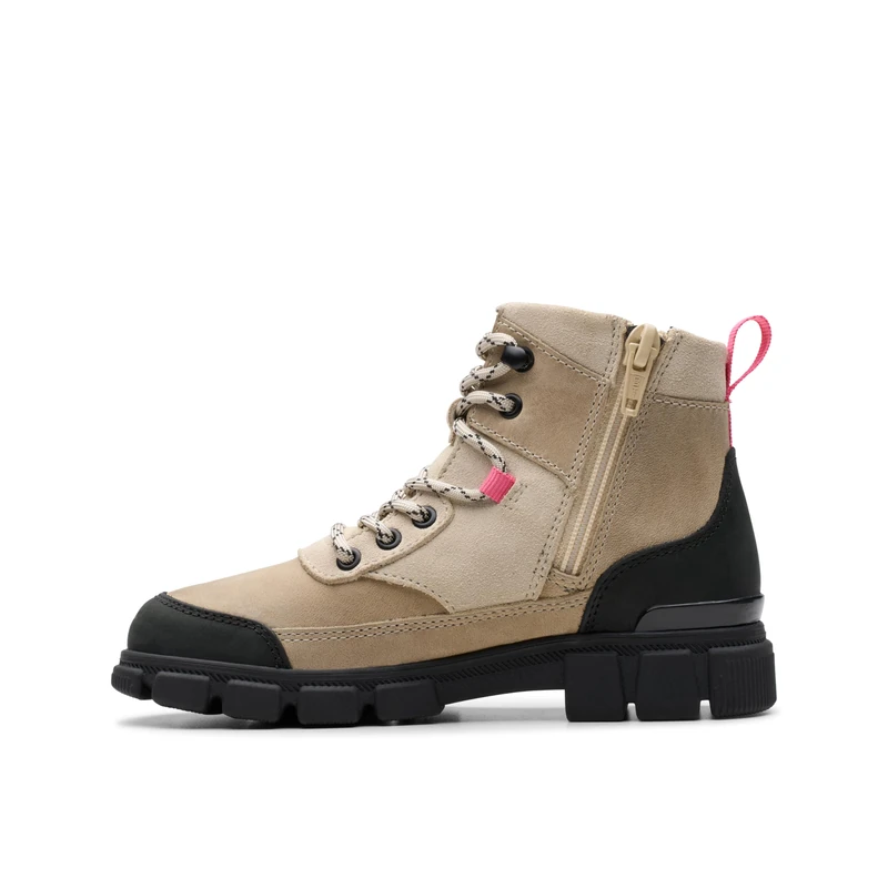 Clarks Evyn Hike K. Childrens Off White, 12