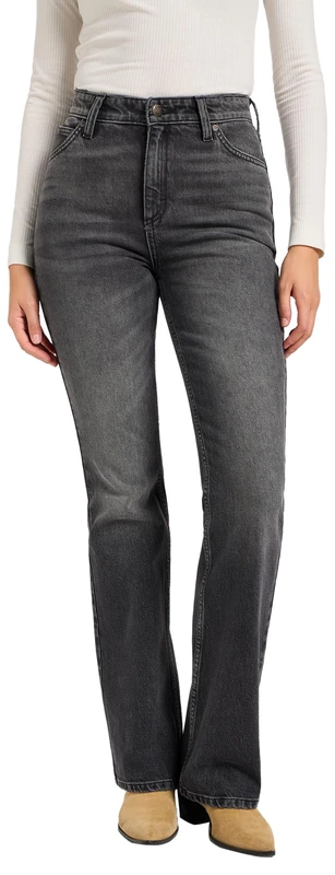 Lee Women's Rider Loose Jeans, Charred Black, 31W x 31L