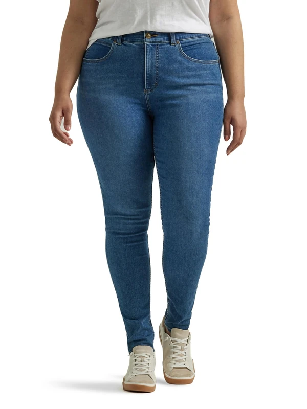 Lee Women's Ulc Skinny Jeans, Blue Format, 27W x 33L