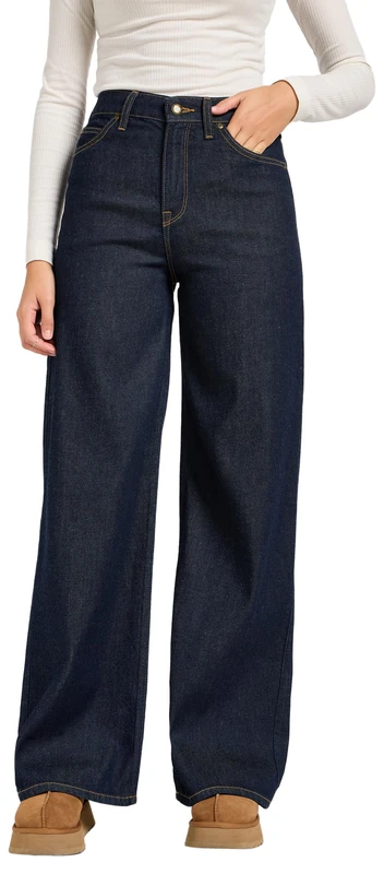 Lee Women's Stella A Line Jeans, Dark Beat, 25W x 33L - Image 1