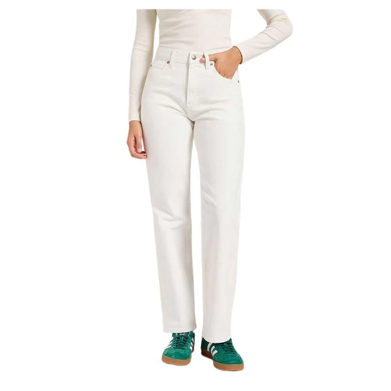 Lee Rider Women's Classic Trousers, White, 26W x 31L