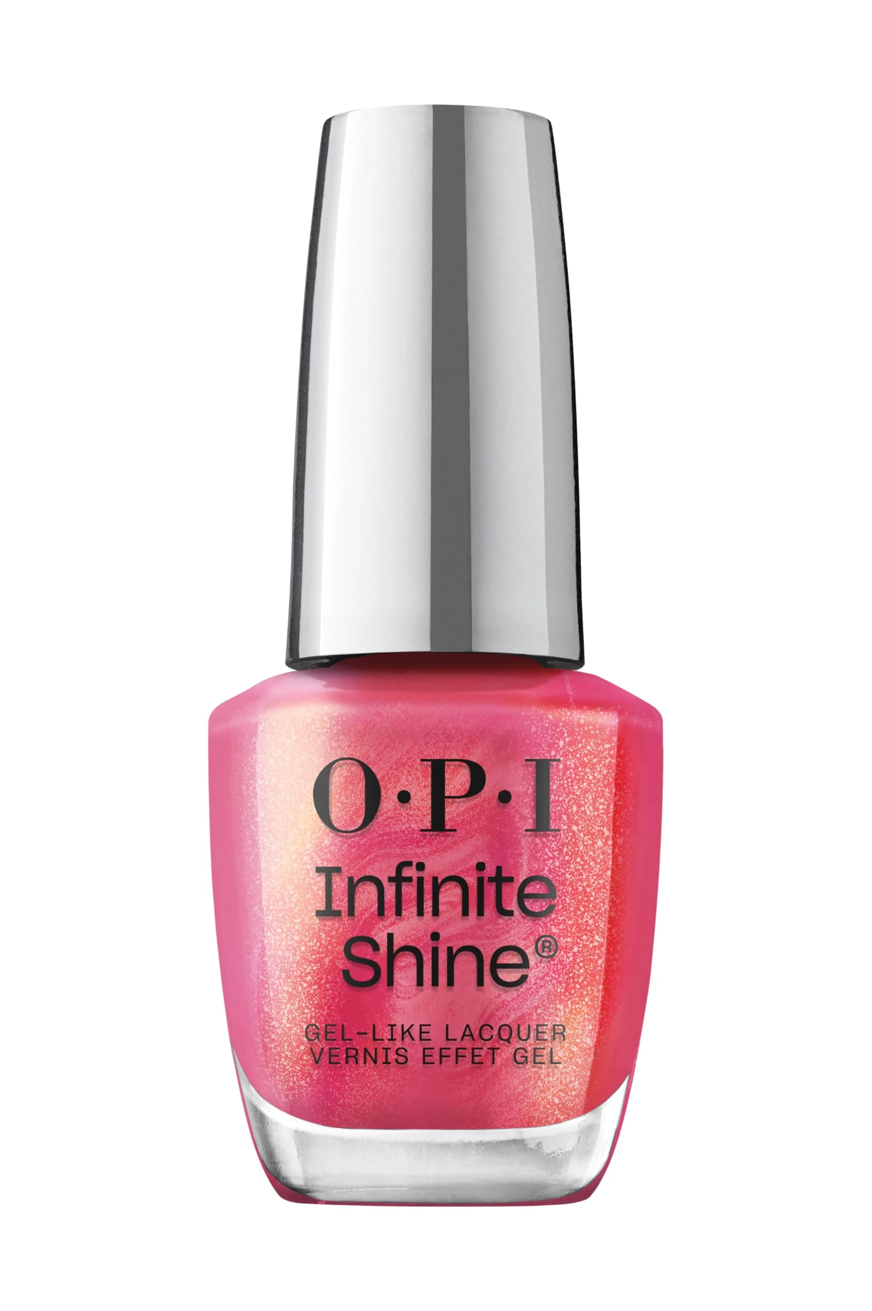OPI Infinite Shine Nail Polish - Good Redputation - Gel Like & Long Lasting Red Nail Polish - with Pre-Cured Gel Technology & OPI Pro-Wide Brush (15ml)