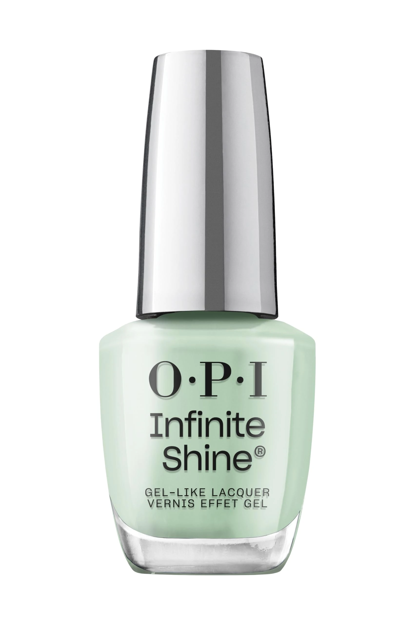 OPI Infinite Shine Nail Polish - In Mint Condition - Gel Like & Long Lasting Mint Green Crème Nail Polish - with Pre-Cured Gel Technology & OPI Pro-Wide Brush (15ml)