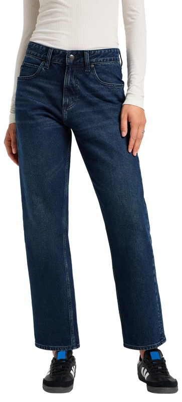 Lee Women's Rider Classic Jeans, Blue (Dark Indigo), 25W x 33L - Image 1