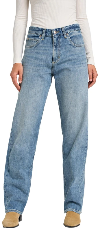 Lee Women's Rider Classic Jeans, Set Free, 27W x 35L