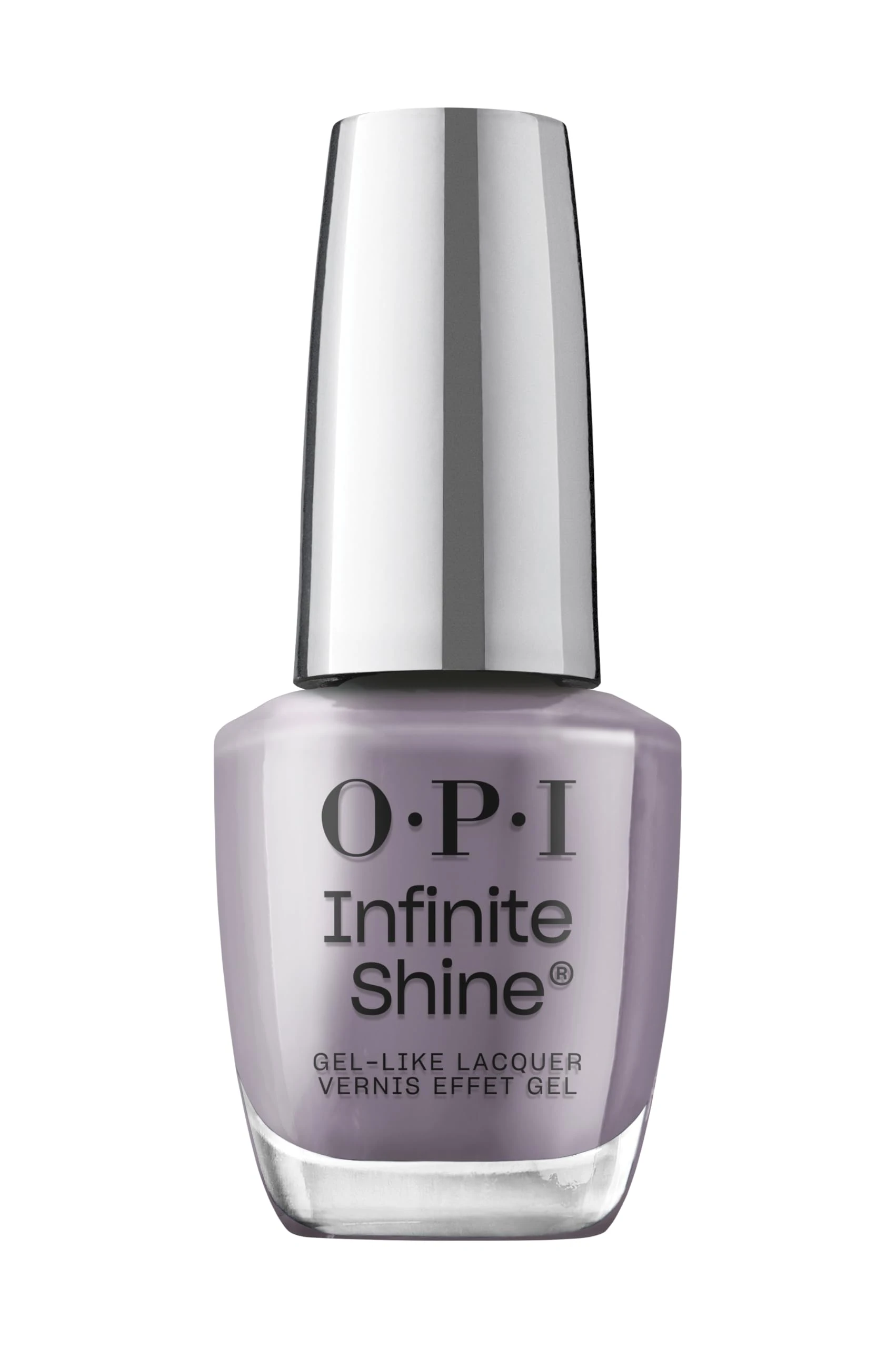 OPI Infinite Shine Nail Polish - Endure & Allure - Gel Like & Long Lasting Dark Purple Nail Polish - with Pre-Cured Gel Technology & OPI Pro-Wide Brush (15ml)