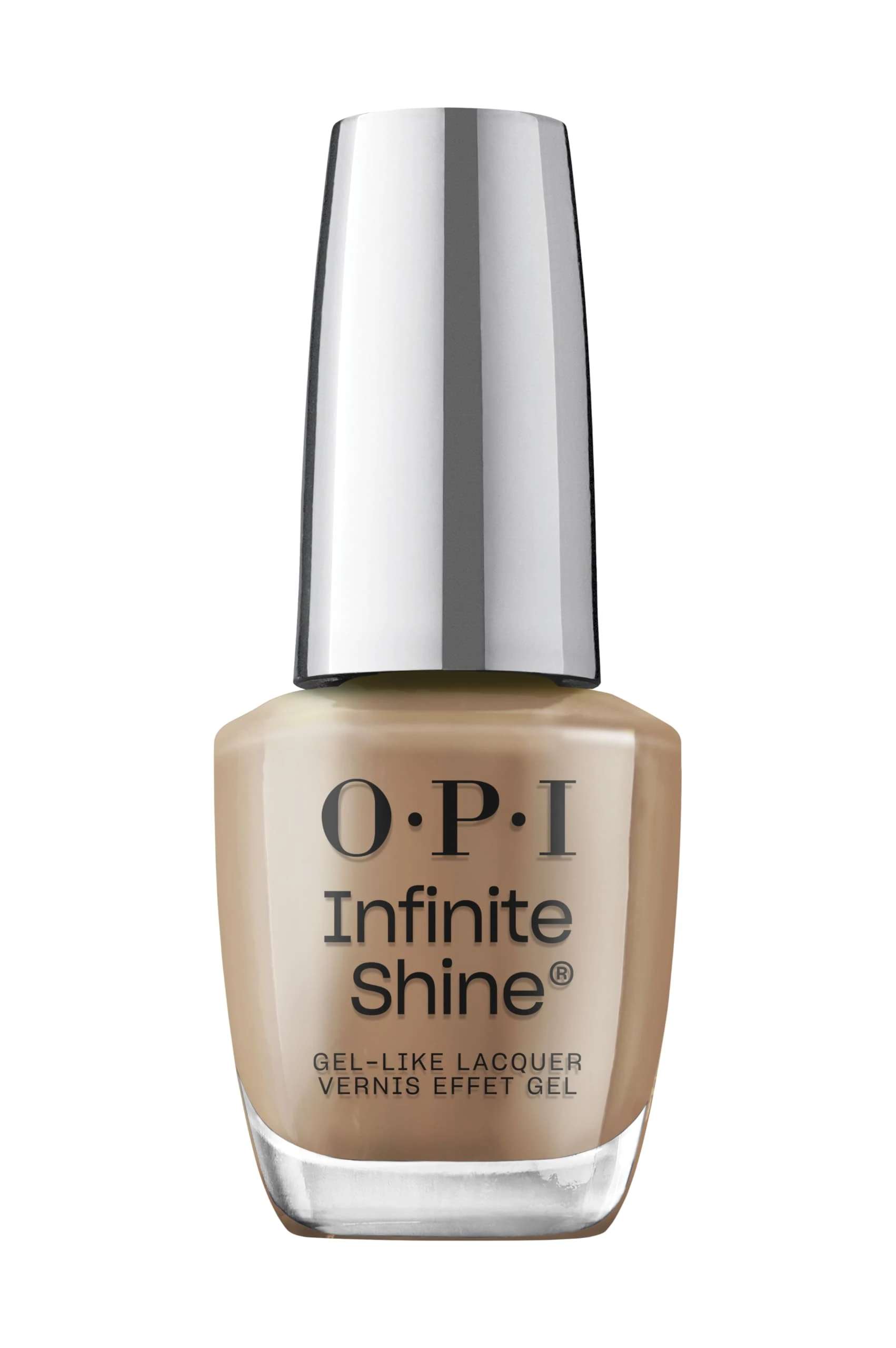 OPI Infinite Shine Nail Polish - Livin' La Vida Mocha - Gel Like & Long Lasting Brown Crème Nail Polish - with Pre-Cured Gel Technology & OPI Pro-Wide Brush (15ml)