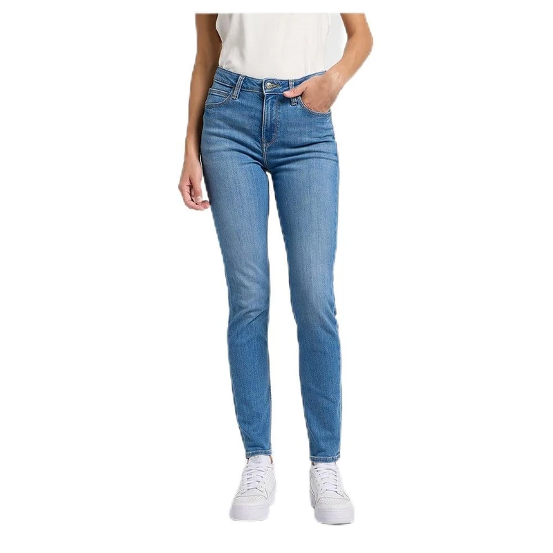 Lee Damen Scarlett HIGH Jeans, Outer Limit, 28/33