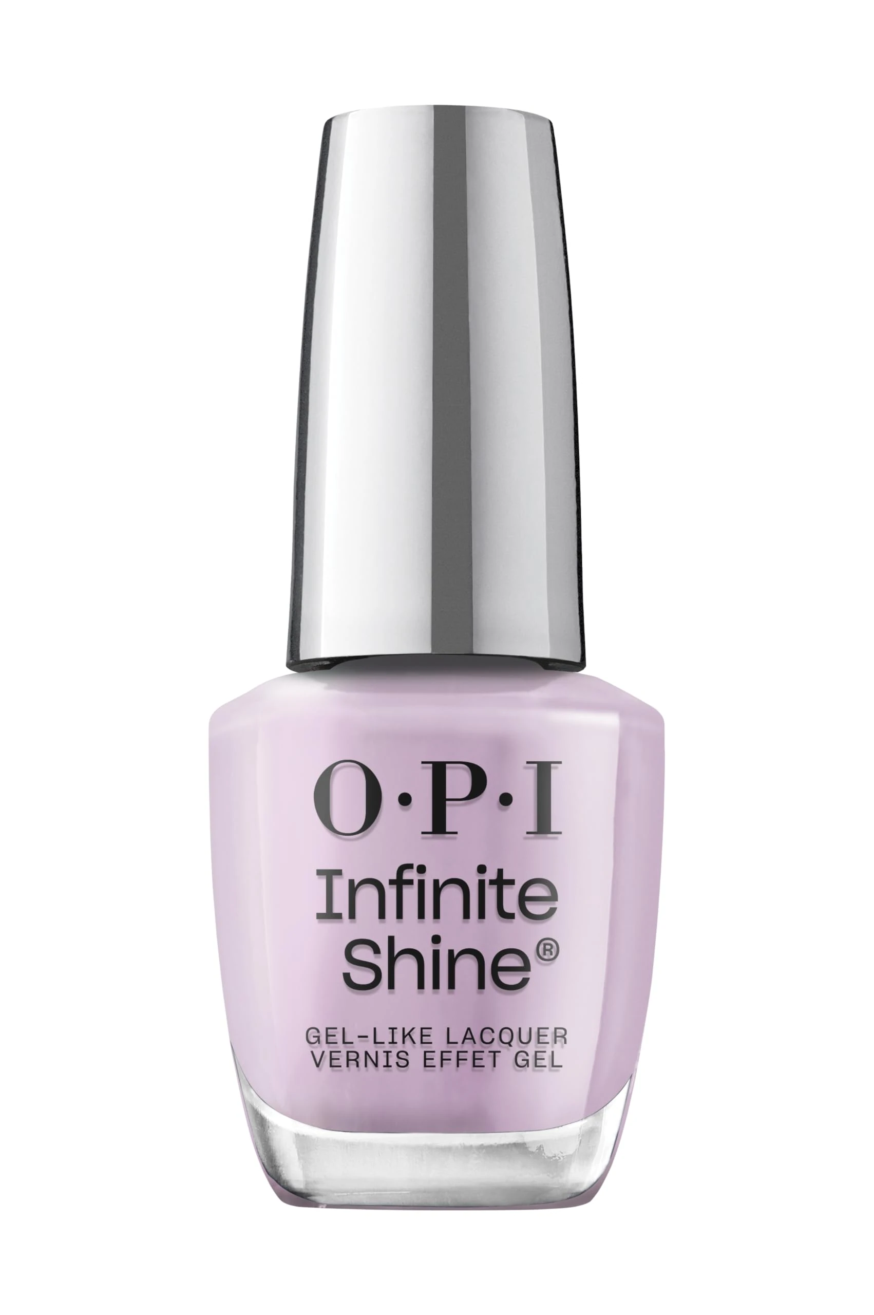 OPI Infinite Shine Nail Polish - Last Glam Standing - Gel Like & Long Lasting Lilac Crème Nail Polish - with Pre-Cured Gel Technology & OPI Pro-Wide Brush (15ml)