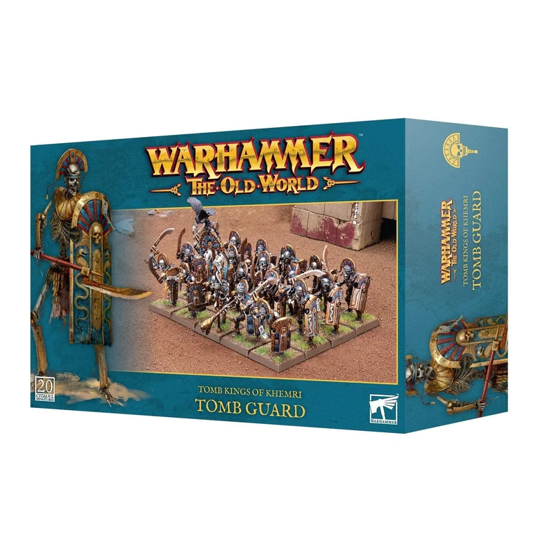 Games Workshop - Warhammer - The Old World - Tomb Kings Of Khemri: Tomb Guard, Black