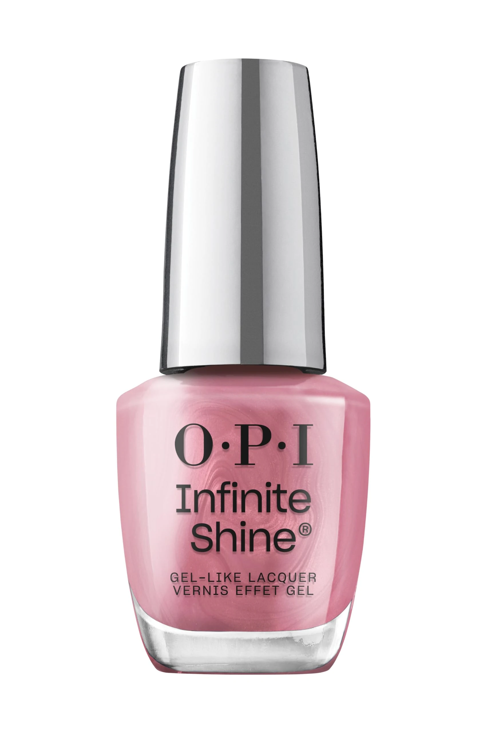 OPI Infinite Shine Nail Polish - Aphrodite's Pink Nightie - Gel Like & Long Lasting Pink Nail Polish - with Pre-Cured Gel Technology & OPI Pro-Wide Brush (15ml)