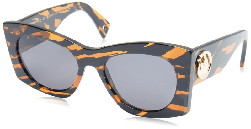 Lanvin LNV605S 236 Tiger Sunglasses Woman ZYL, Butterfly, 54