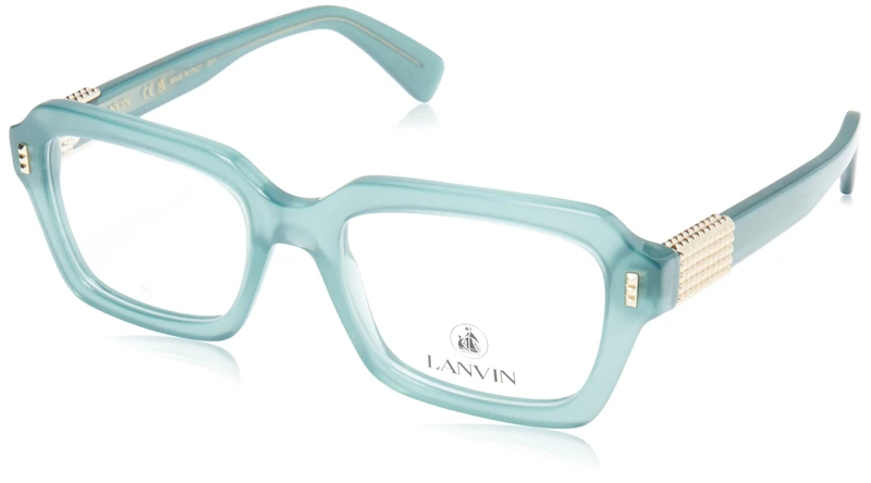 Lanvin LNV2653 330 Opaline Green Eyewear Woman Acetato, Modified Rectangle, 50
