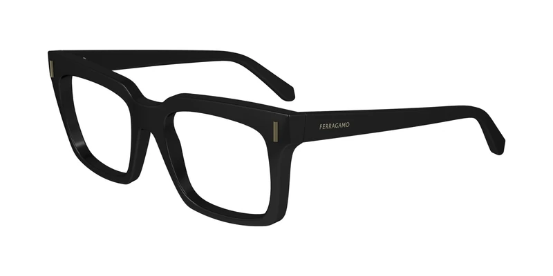 Salvatore Ferragamo SF2993 001 Black Eyewear Woman Acetato, Modified Rectangle, 53 - Image 1