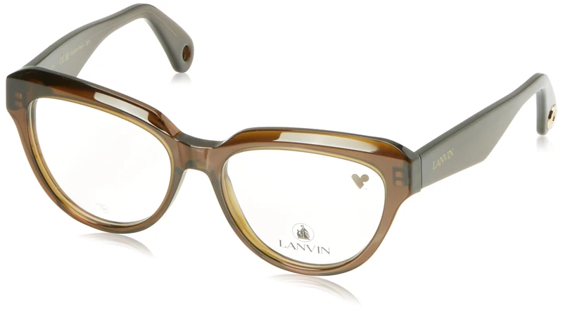 Lanvin LNV2635 319 Khaki Eyewear Woman Acetato, Tea Cup, 54