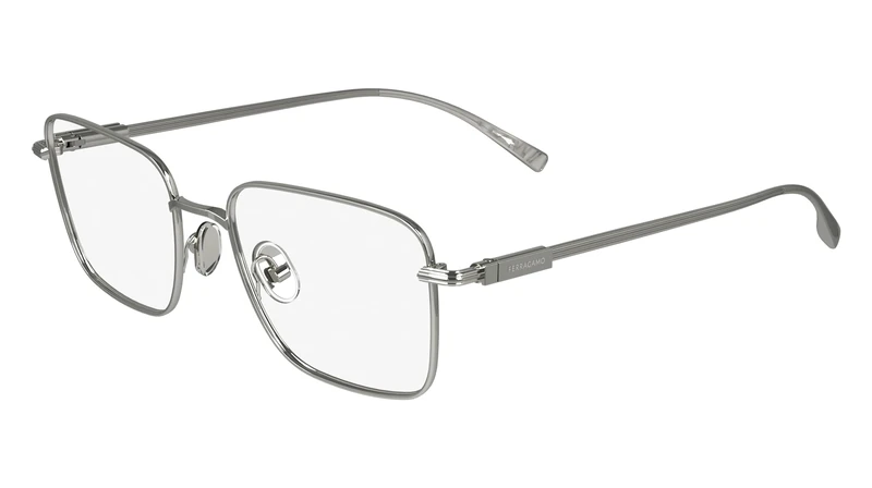 FERRAGAMO SF2231 021 LIGHT RUTHENIUM 53/18/145 MALE Eyewear Frame