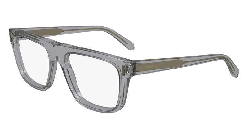 FERRAGAMO SF2997 050 LIGHT CRYSTAL GREY 55/17/145 MALE Eyewear Frame