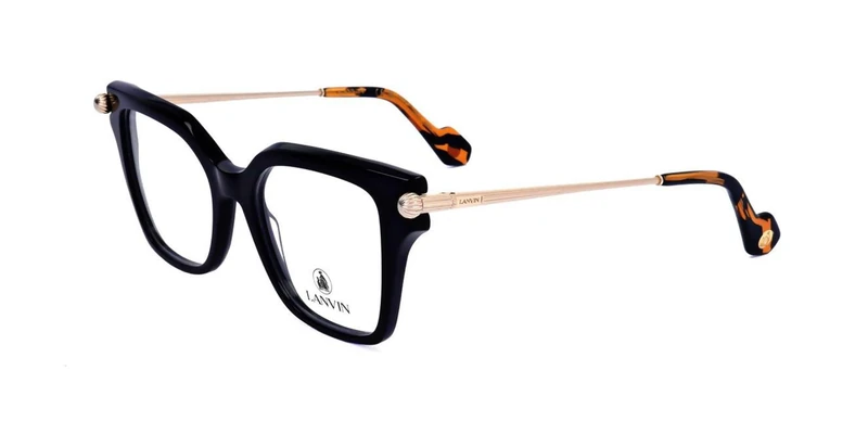 Lanvin LNV2630 001 Black Eyewear Woman Acetato, Square, 51
