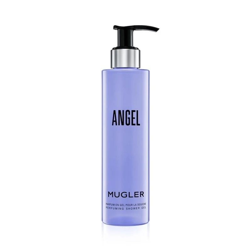 Mugler Angel Perfuming Shower Gel, Alluring Celestial Scent, Luxurious Creamy Mousse, Invigorating & Hydrating with Niacinamide & Hyaluronic Acid, Sensual Shower Ritual for Women, 200ml