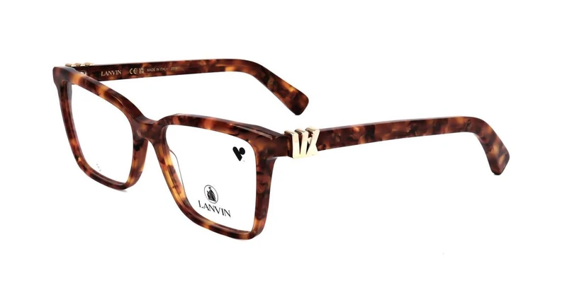 Lanvin LNV2647 730 Amber Tortoise Eyewear Woman Acetato, Rectangle, 53