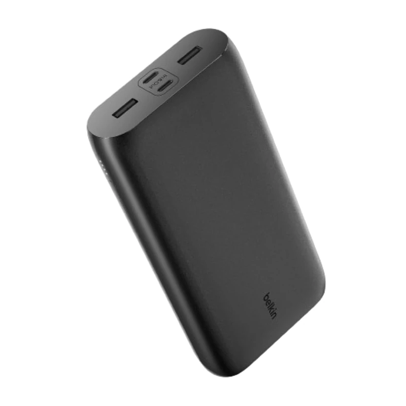 Belkin BoostCharge 4-Port Power Bank 26K, Battery Pack with USB-C,A Ports, Fast Charge USB-C Power Delivery, Portable Charger for iPhone 16, 15, 14, 13, 12, iPad Pro, Galaxy S24,Ultra, S24+