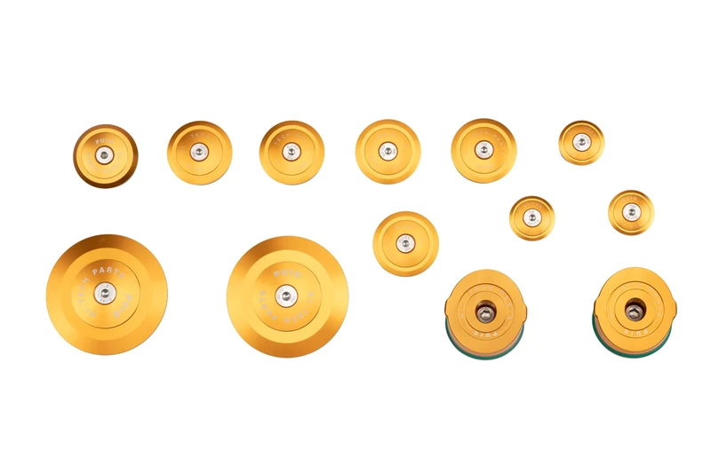 Puig 21536O Aluminum Chassis Covers Gold