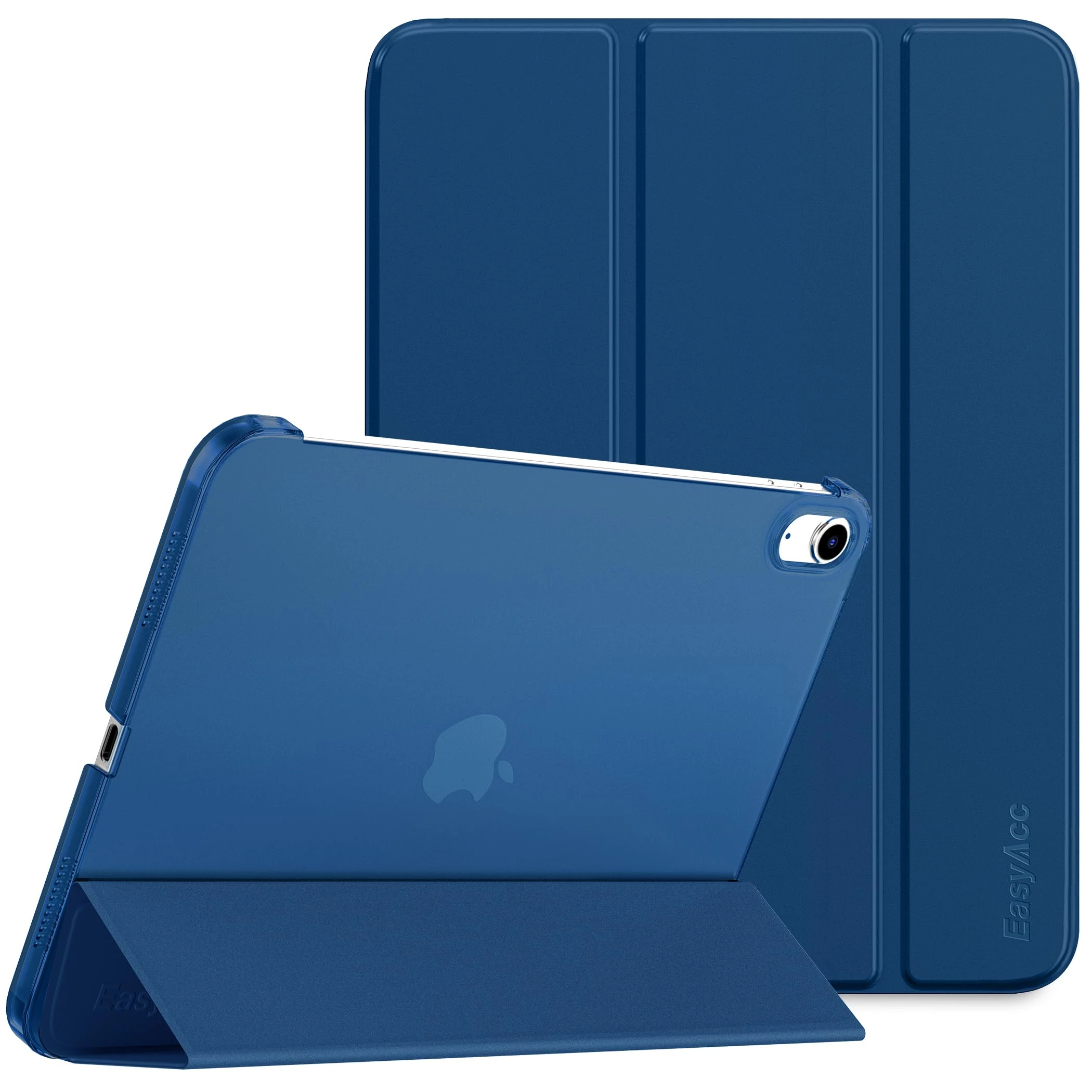 EasyAcc Case for iPad (A16) 11th/10th Generation 2025/2022 11/10.9 inch, Slim Hard Protective Cover for iPad 11/10 Gen, Models A3354/A3355/A3356/A2696/A2757/A2777/A3162, Sky Blue