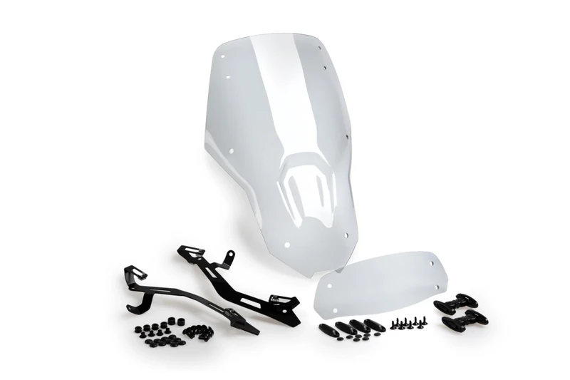 Puig 21739W Touring Windshield with Visor Clear