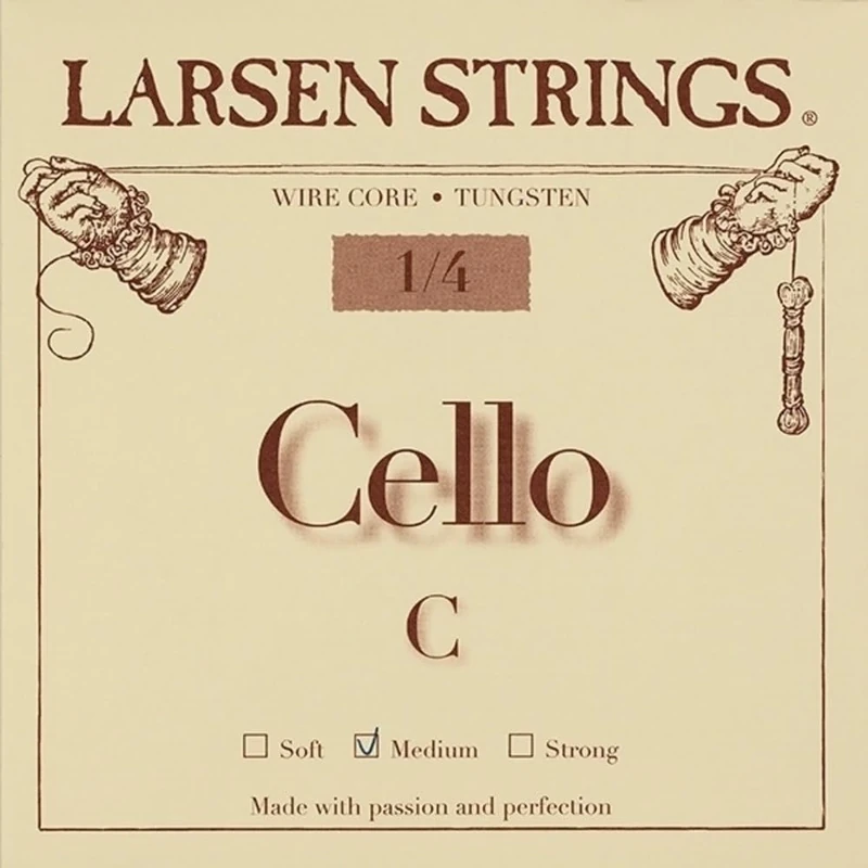 LARSEN STRINGS cello strings Original Fractional - small sizes C 1/2 Medium