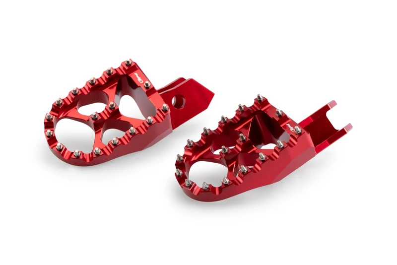 Puig 21091R Footpegs Off-Road Red