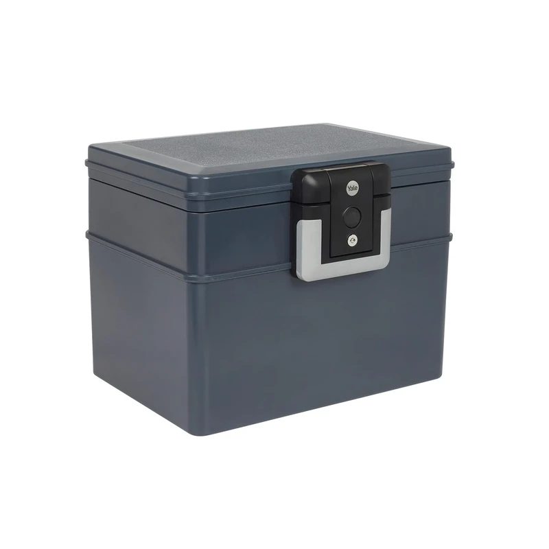 Yale Fire & Water Chest Large – Fireproof & Waterproof Document Storage Box, 30-Minute Fire Protection, 72-Hour Water Protection, 2 Keys – YFWC/329/KB1