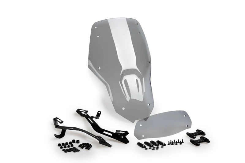 Puig 21739H Touring Windshield with Visor Smoke