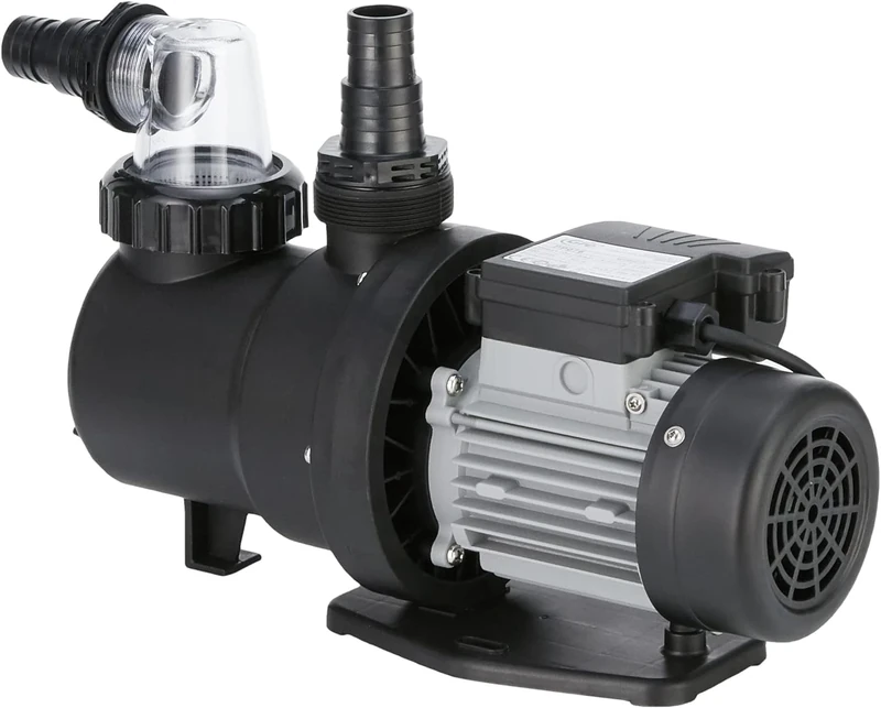 Gre PP077 Pool Pump, 550 W, 9.5 m³/h, up to 65 m³, Sand Container Diameter 500 mm, Complies with The European Ecodesign Directive
